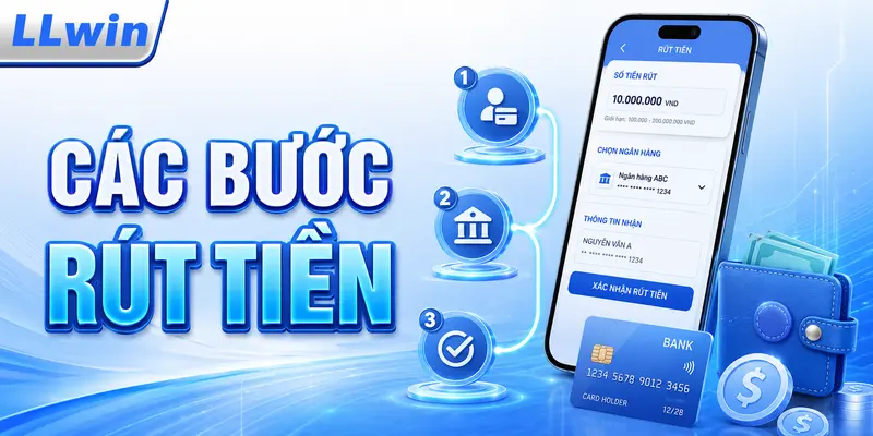 Các bước rút tiền