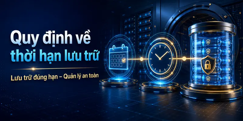 Quy định thời gian lưu trữ